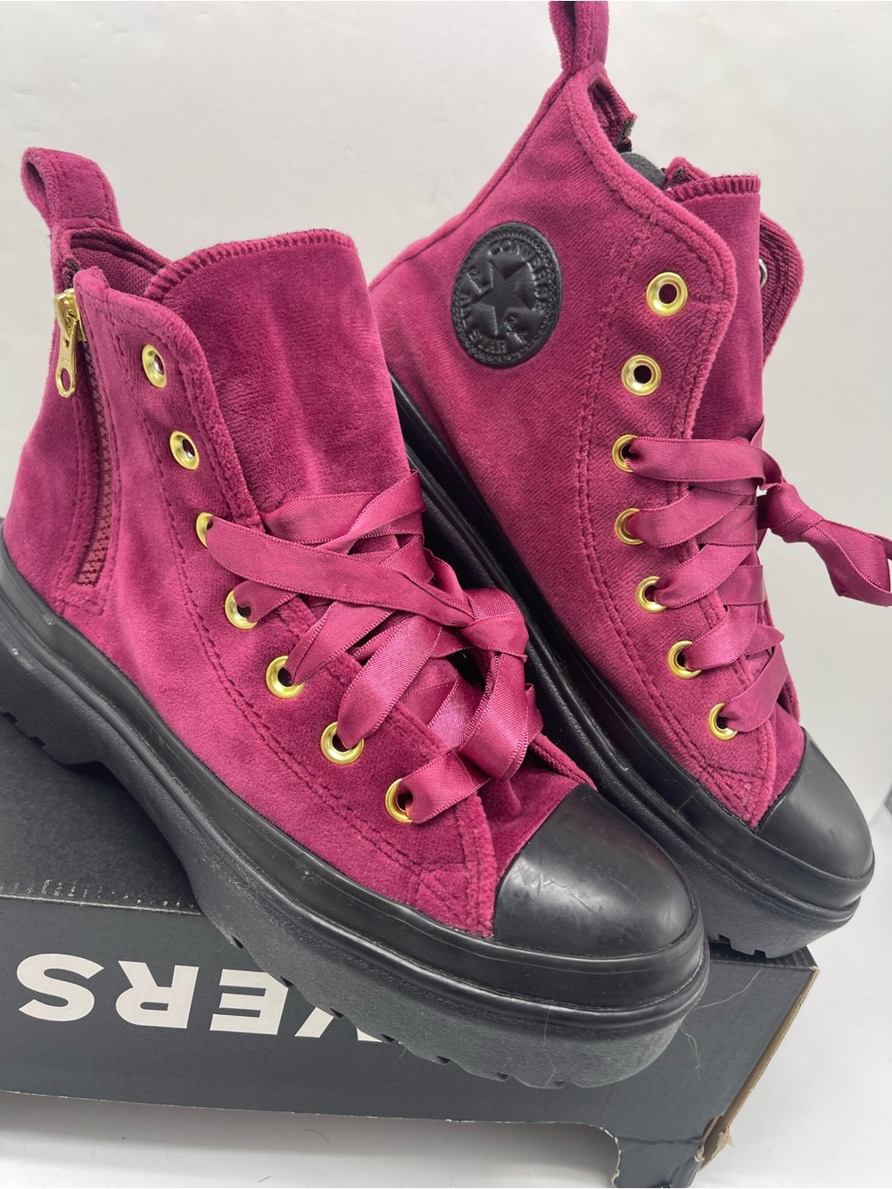 Converse WMNS A05442C
CTAS LUGGED LIFT H LEGEND BERRY/BLACK/BLACK Sneakers - Picture 7 of 16